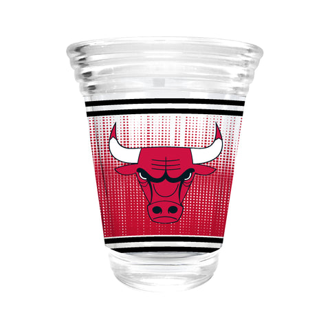 Chicago Bulls 2oz. Round Party Shot Glass