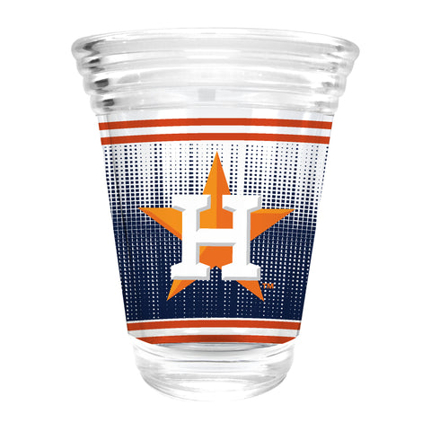Houston Astros 2oz. Round Party Shot Glass