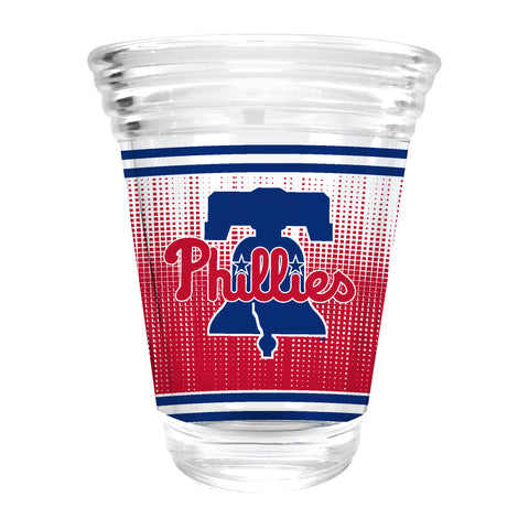 Philadelphia Phillies Retro 2oz. Round Party Shot Glass