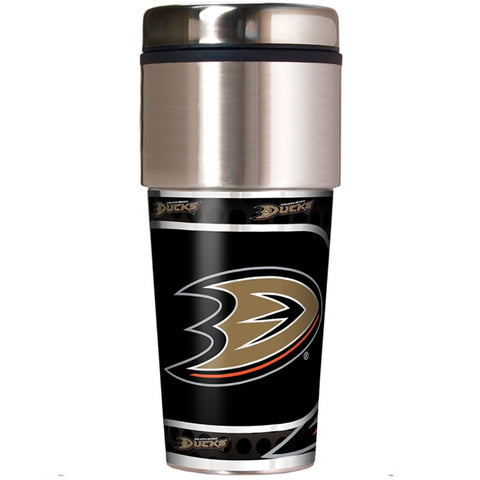 Anaheim Ducks 16oz Metallic Coffee Travel Mug