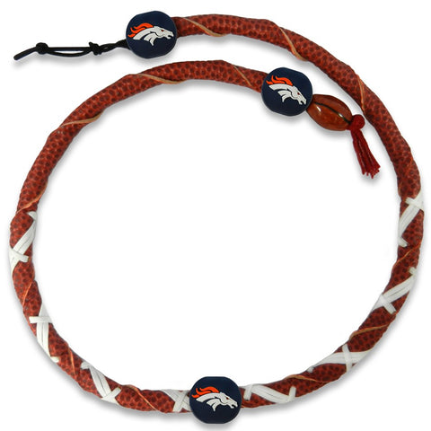 Denver Broncos Classic Frozen Rope Gamewear Necklace