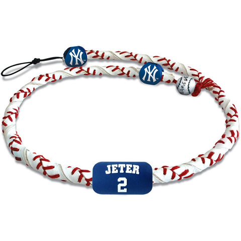 New York Yankees Derek Jeter Classic Frozen Rope Gamewear Necklace