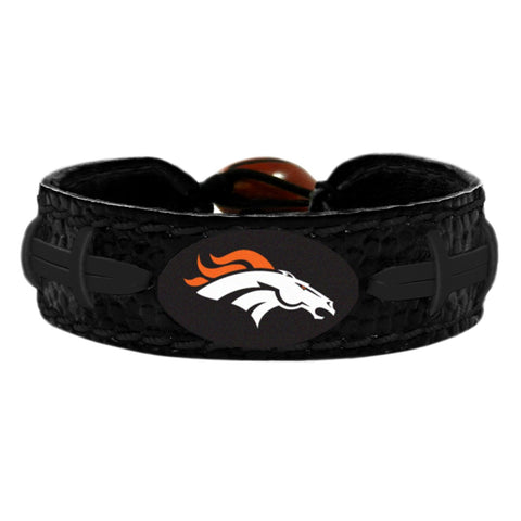 Denver Broncos Tonal Black Bracelet