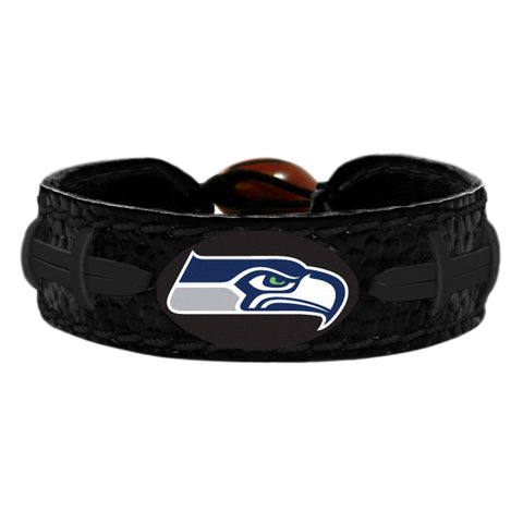 Seattle Seahawks Tonal Black Bracelet