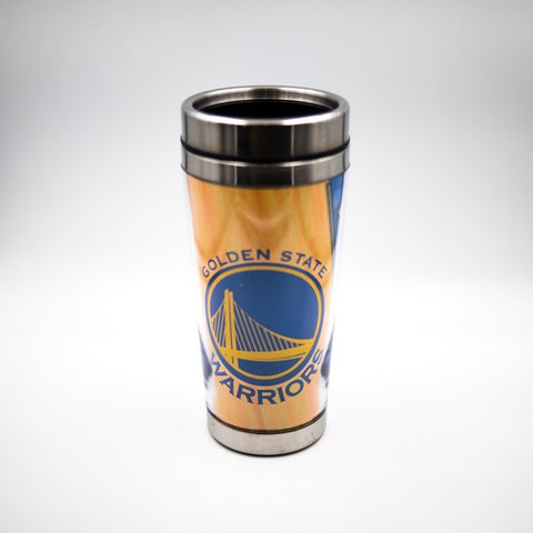 Golden State Warriors Stainless Steel Tumbler with Clear Insert