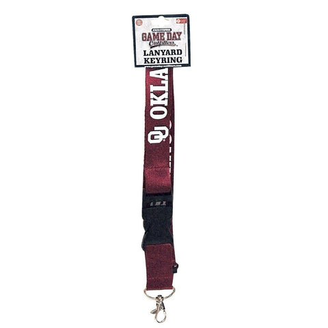 Oklahoma Sooners Keychain Lanyard