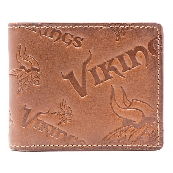 Minnesota Vikings Leather Wallet Billfold Laser Engraved main image 0