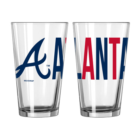 Atlanta Braves 16oz. Overtime Pint Glass