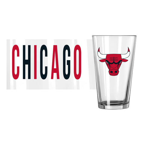 Chicago Bulls 16oz. Overtime Pint Glass