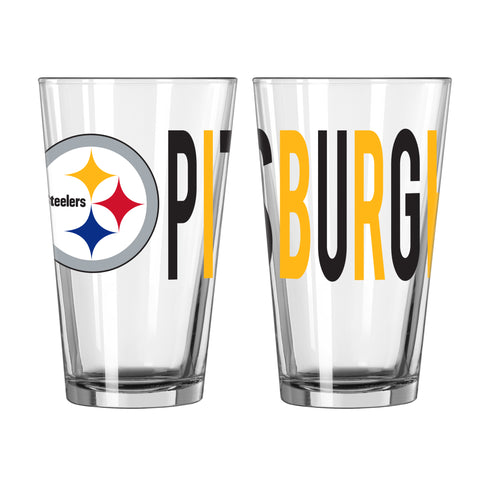 Pittsburgh Steelers 16oz. Overtime Pint Glass