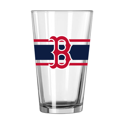 Boston Red Sox 16oz. Stripe Pint Glass