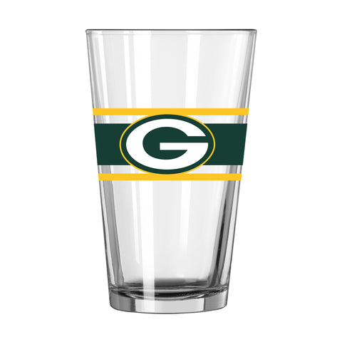 Green Bay Packers 16oz. Stripe Pint Glass