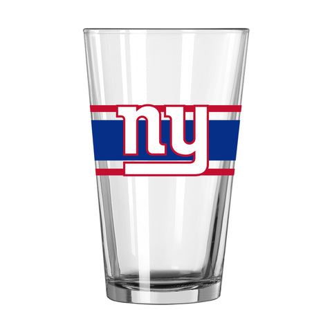 New York Giants 16oz. Stripe Pint Glass