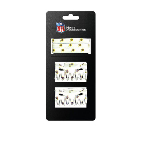 Washington Redskins Hair Clip & Hair Tie Set