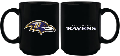 Baltimore Ravens 15oz Sublimated Mug - Black