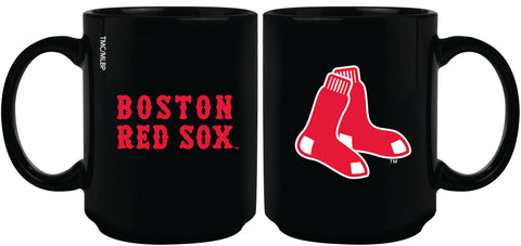 Boston Red Sox 15oz Sublimated Mug - Black
