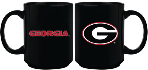 Georgia Bulldogs 15oz Sublimated Mug - Black