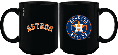 Houston Astros 15oz Sublimated Mug - Black