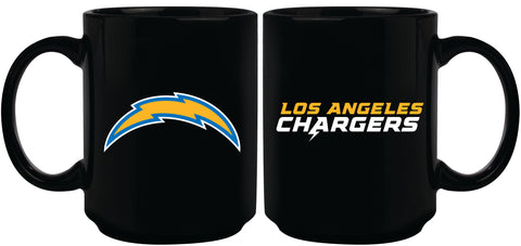Los Angeles Chargers 15oz Sublimated Mug - Black
