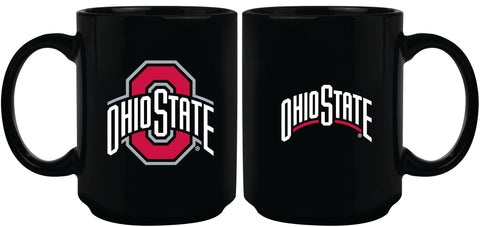 Ohio State Buckeyes 15oz Sublimated Mug - Black