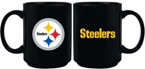 Pittsburgh Steelers 15oz Sublimated Mug - Black