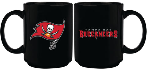 Tampa Bay Buccaneers 15oz Sublimated Mug - Black