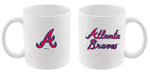 Atlanta Braves 11oz. Sublimated Mug - White