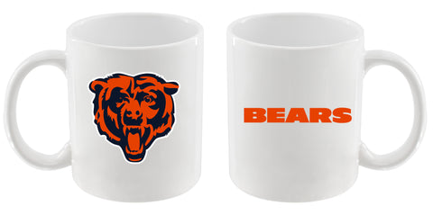 Chicago Bears 11oz. Sublimated Mug - White