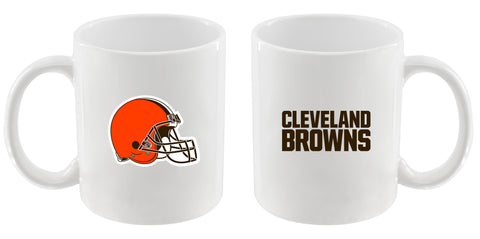 Cleveland Browns 11oz. Sublimated Mug - White