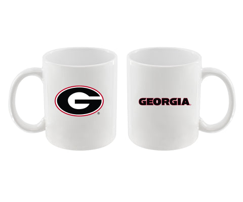 Georgia Bulldogs 11oz. Sublimated Mug - White
