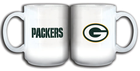 Green Bay Packers 11oz. Sublimated Mug - White