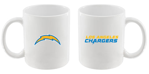 Los Angeles Chargers 11oz. Sublimated Mug - White