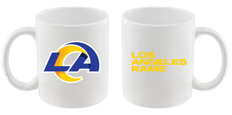 Los Angeles Rams 11oz. Sublimated Mug - White