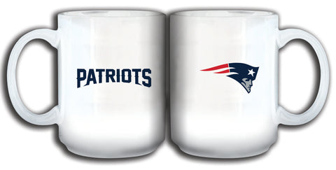 New England Patriots 11oz. Sublimated Mug - White