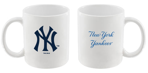 New York Yankees 11oz. Sublimated Mug - White