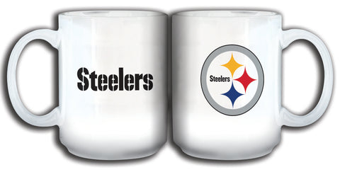 Pittsburgh Steelers 11oz. Sublimated Mug - White