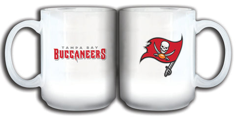 Tampa Bay Buccaneers 11oz. Sublimated Mug - White