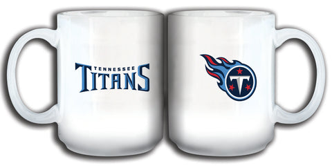 Tennessee Titans 11oz. Sublimated Mug - White