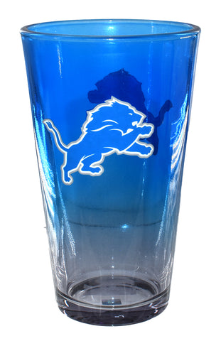 Detroit Lions 16oz Ombre Pint Glass