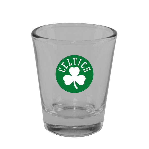 Boston Celtics 2oz. Clear Logo Shot Glass Fan Treasures