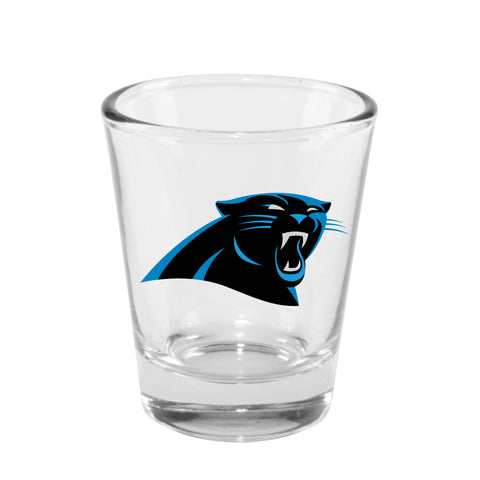 Carolina Panthers 2oz. Clear Logo Shot Glass