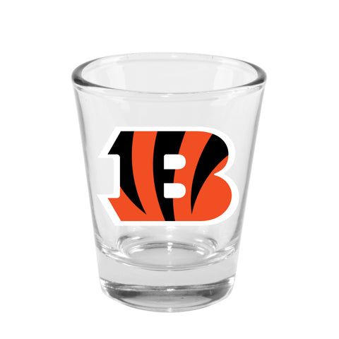 Cincinnati Bengals 2oz. Clear Logo Shot Glass