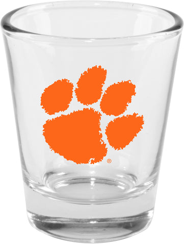 Clemson Tigers 2oz. Clear Logo Shot Glass