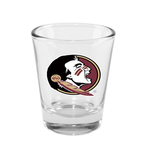 Florida State Seminoles 2oz. Clear Logo Shot Glass
