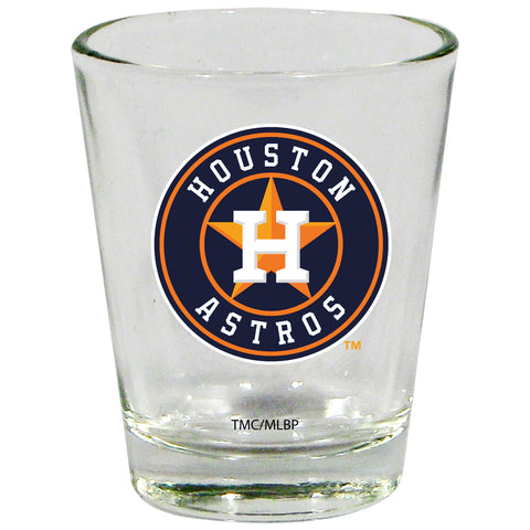Houston Astros 2oz. Clear Logo Shot Glass