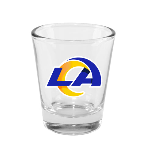 Los Angeles Rams 2oz. Clear Logo Shot Glass