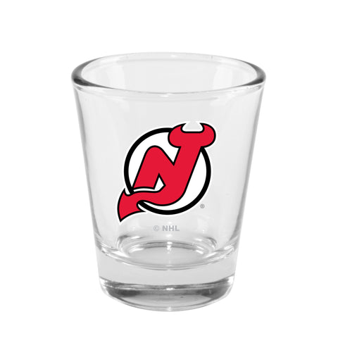 New Jersey Devils 2oz. Clear Logo Shot Glass