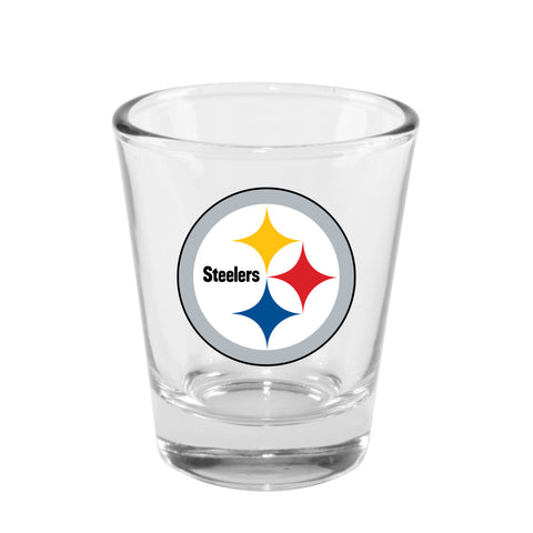 Pittsburgh Steelers 2oz. Clear Logo Shot Glass