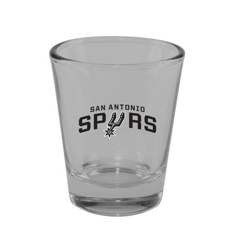 San Antonio Spurs 2oz. Clear Logo Shot Glass
