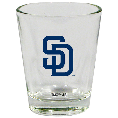 San Diego Padres 2oz. Clear Logo Shot Glass
